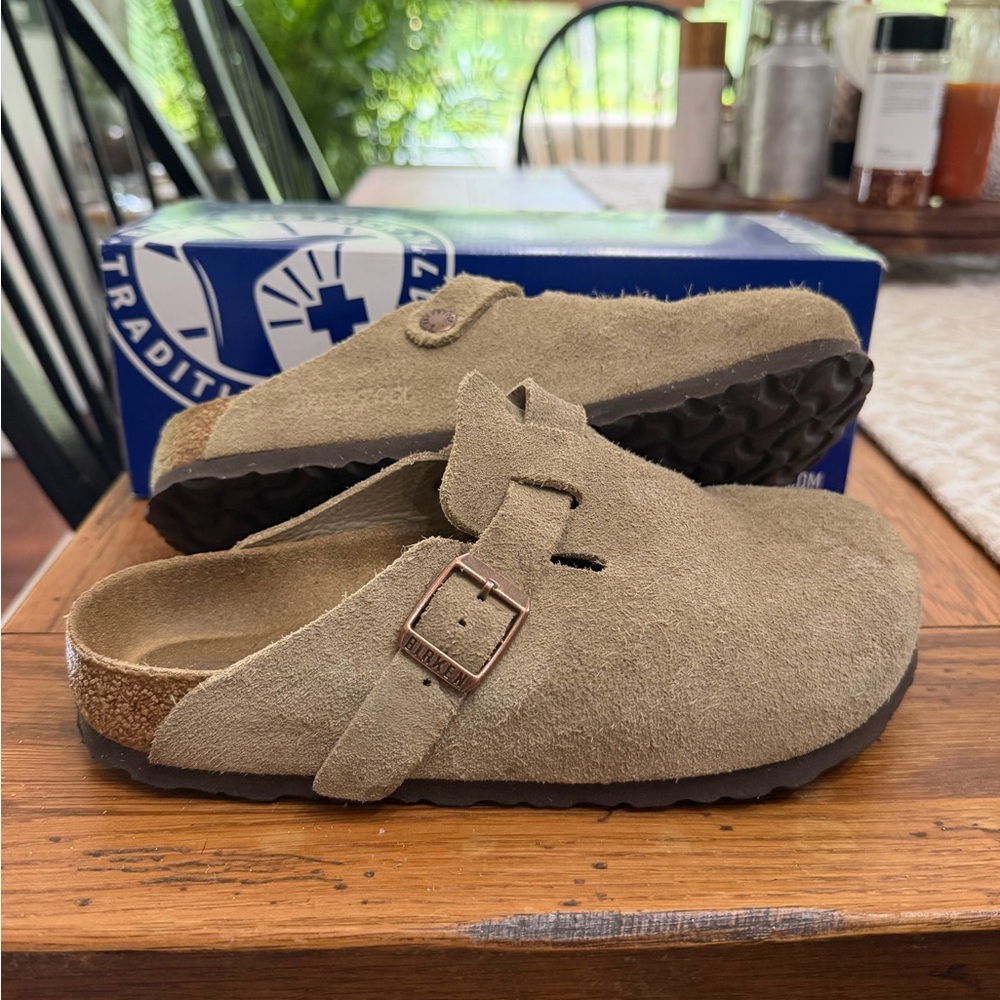Birkenstock Boston 36 like new with original box regular width